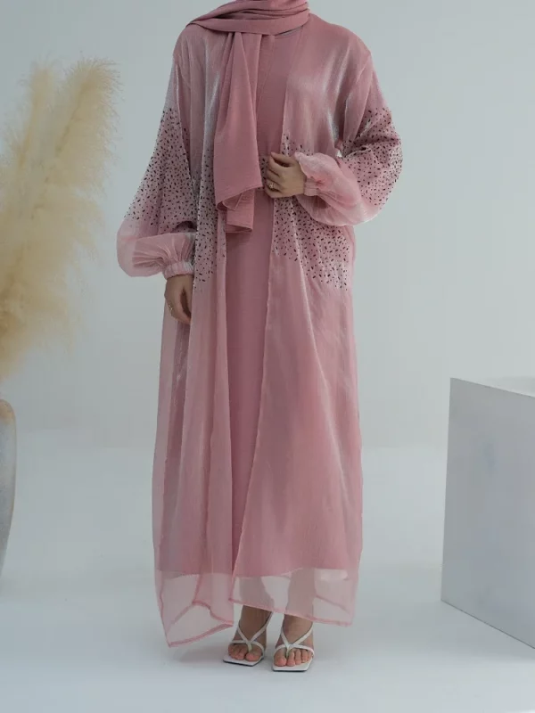 Ensemble à manches bouffantes et robe intérieure – Image 6