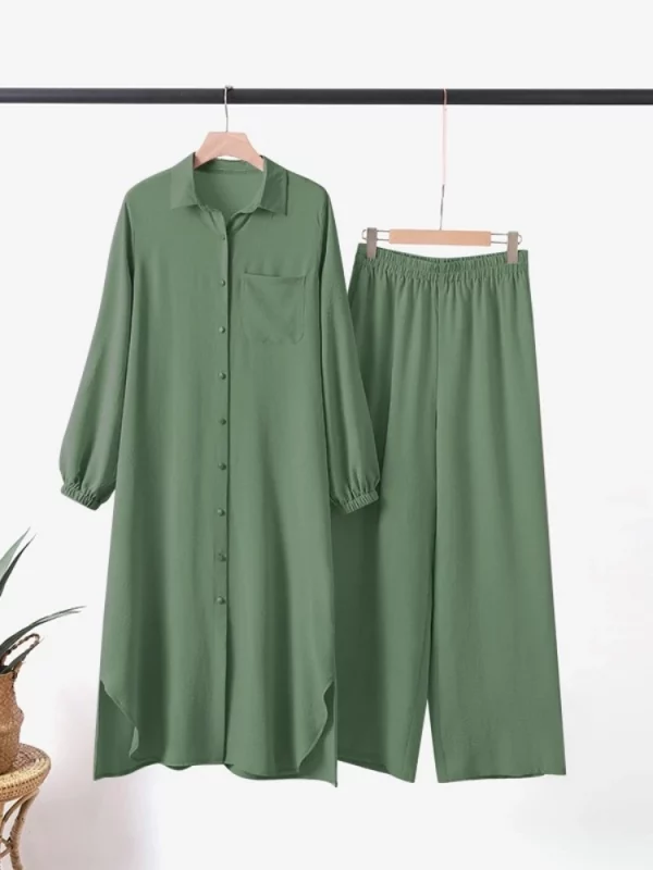 Chemise et pantalon large – Image 6