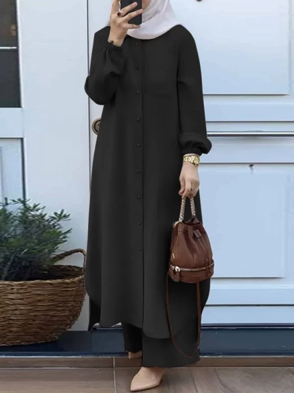 Chemise et pantalon large – Image 3