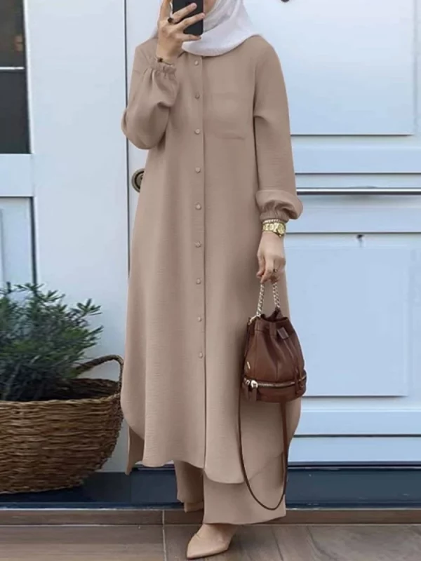 Chemise et pantalon large – Image 2