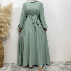 Robe à manches longues ballon