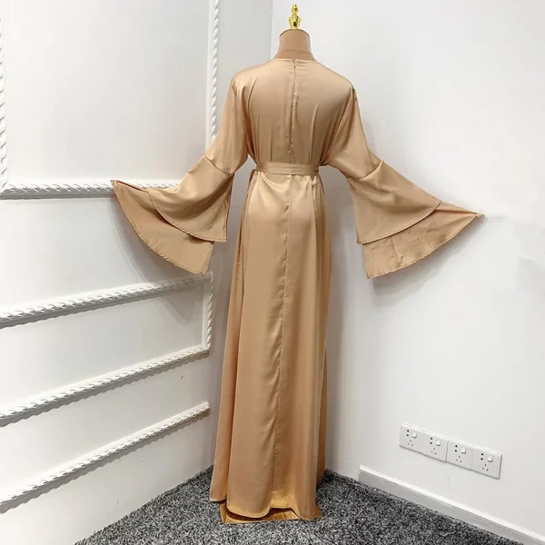 Robe en Satin à Manches sulf – Image 3