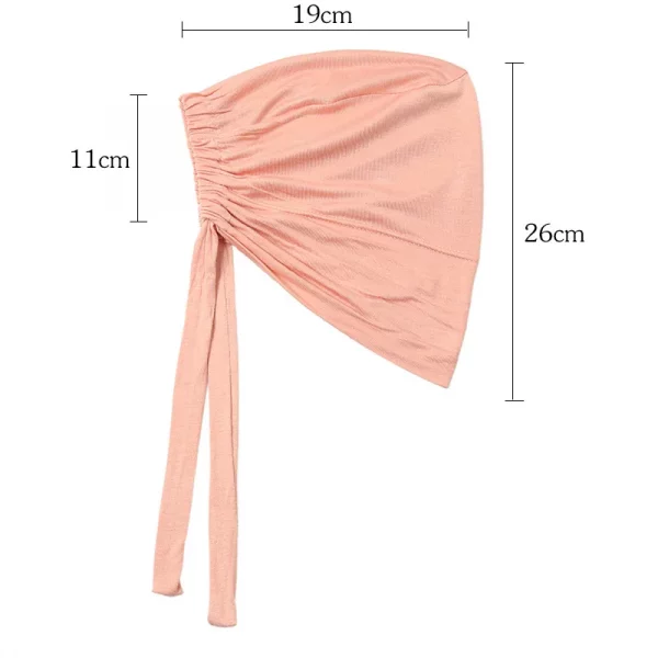 Bonnet en Satin Modal Double Couche – Image 3