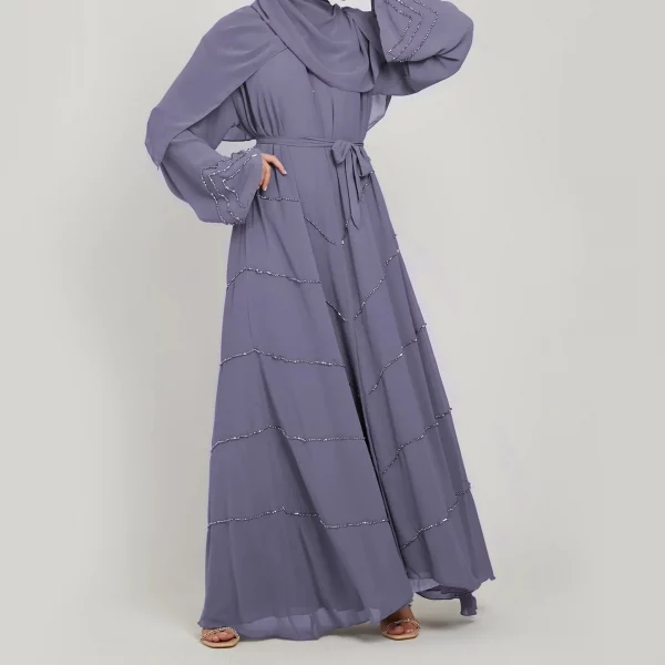 Kimono perlée avec ceinture – Image 2