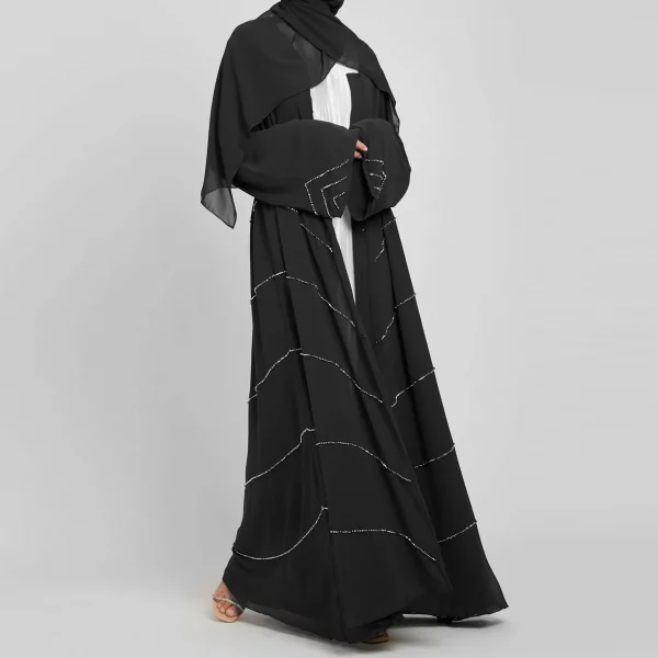 Kimono perlée avec ceinture – Image 3