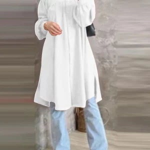 Chemise longue décontractée