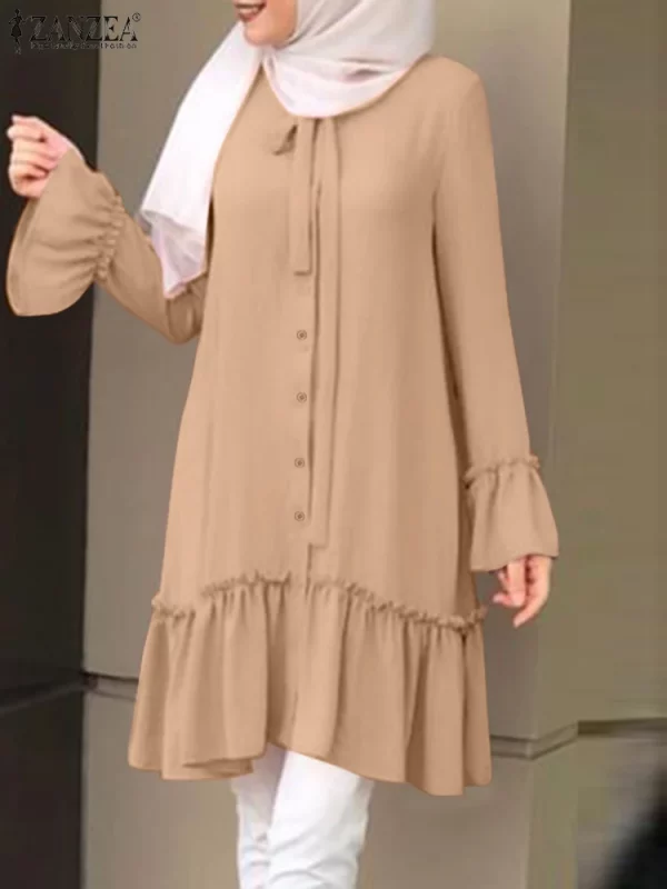 Chemise à volants