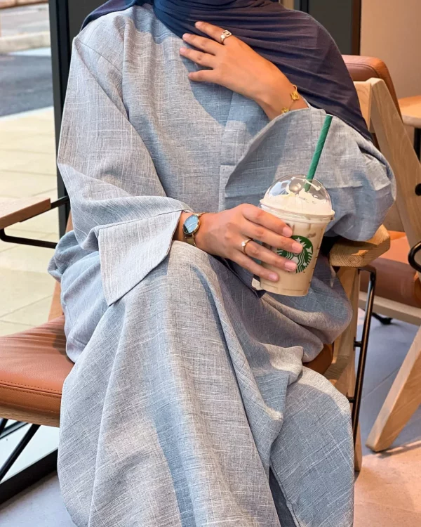 Abaya en lin – Image 3