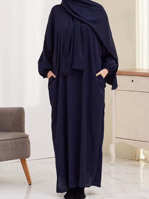 Abaya avec Écharpe – Image 6