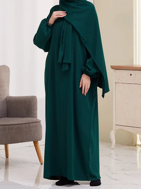 Abaya avec Écharpe – Image 4