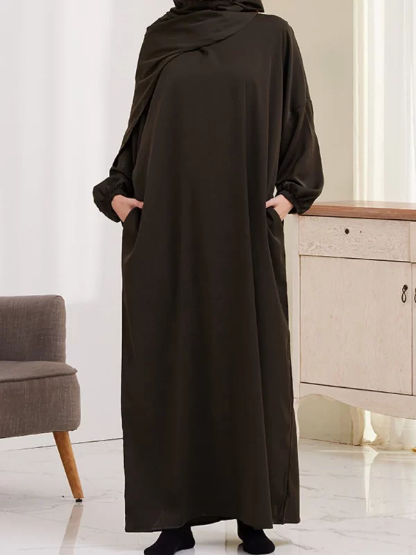 Abaya avec Écharpe – Image 5