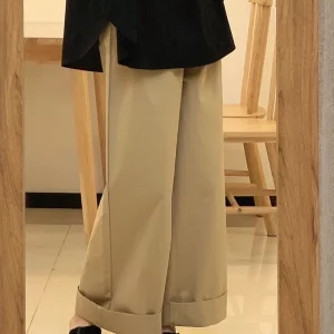 Pantalon cargo taille haute