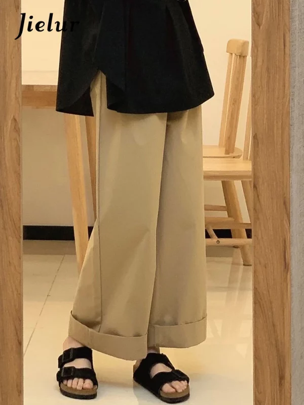 Pantalon cargo taille haute