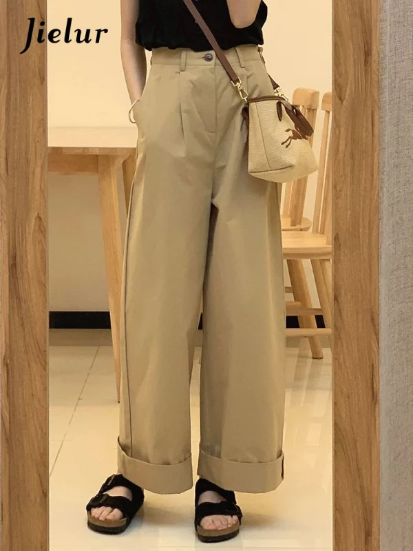 Pantalon cargo taille haute – Image 2